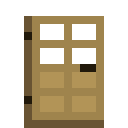 Иконка Дубовая дверь.png: Спрайт для инвентаря, как показано в игре.